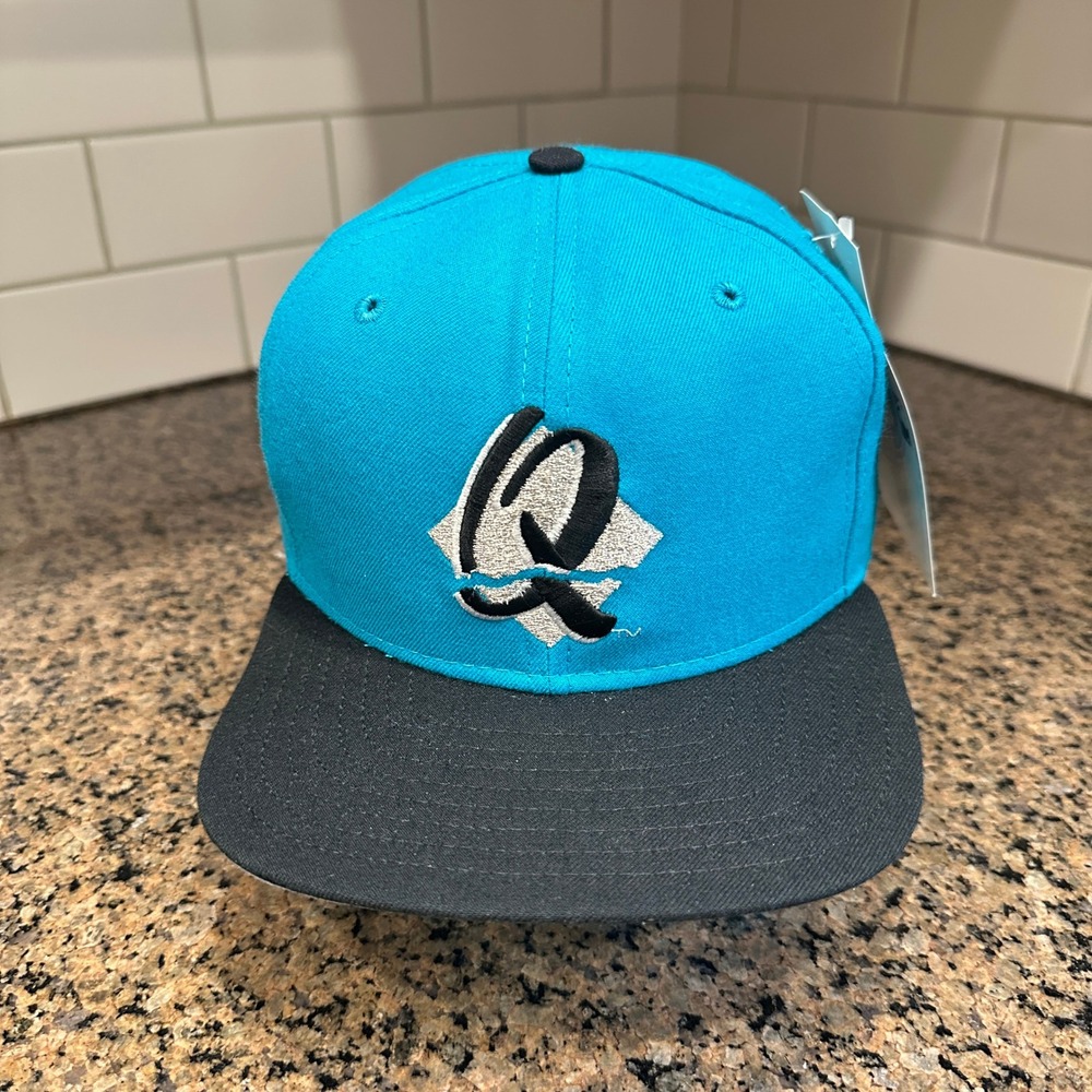 Vgt 90s Rancho Cucamonga Quakes New Era Pro Model Hat Snapback US Made Deadstock